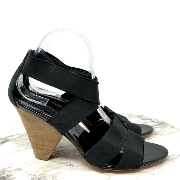 BCBGMAXAZRIA Elastic Strap Sandal Pumps - Picture 2 of 15